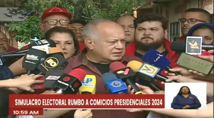 Cabello sobre el simulacro: Es una práctica necesaria para que todo salga bien