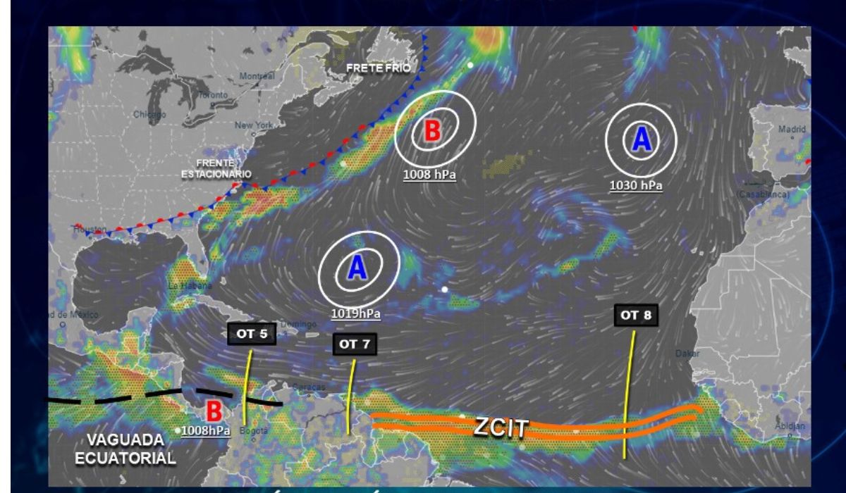 Lluvias en la mayor parte de Venezuela por onda tropical 7