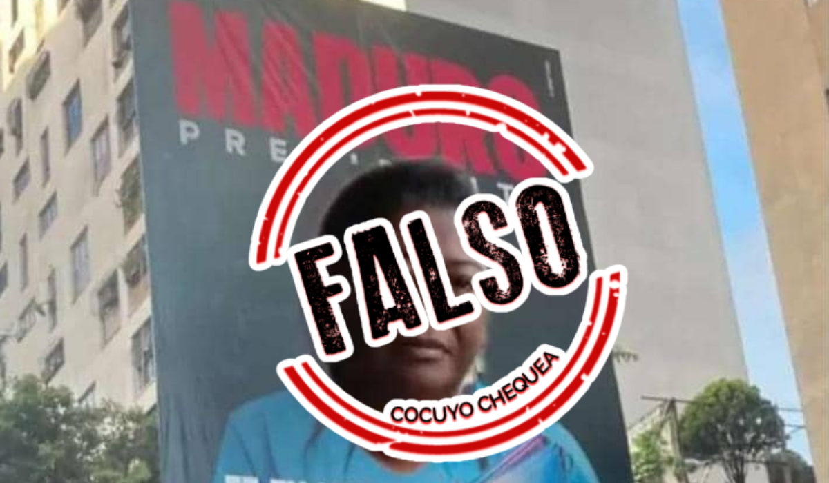 Las imágenes con la cara de Elsa Castillo fueron manipuladas