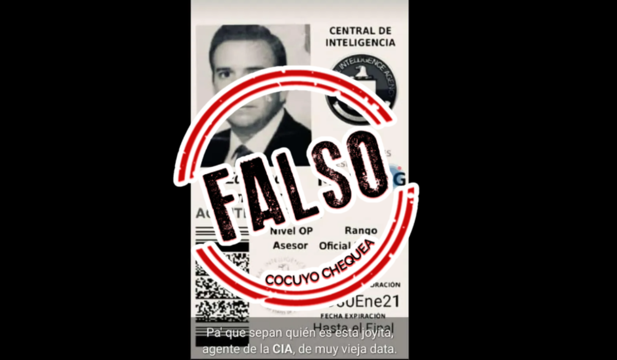 Falso carnet CIA