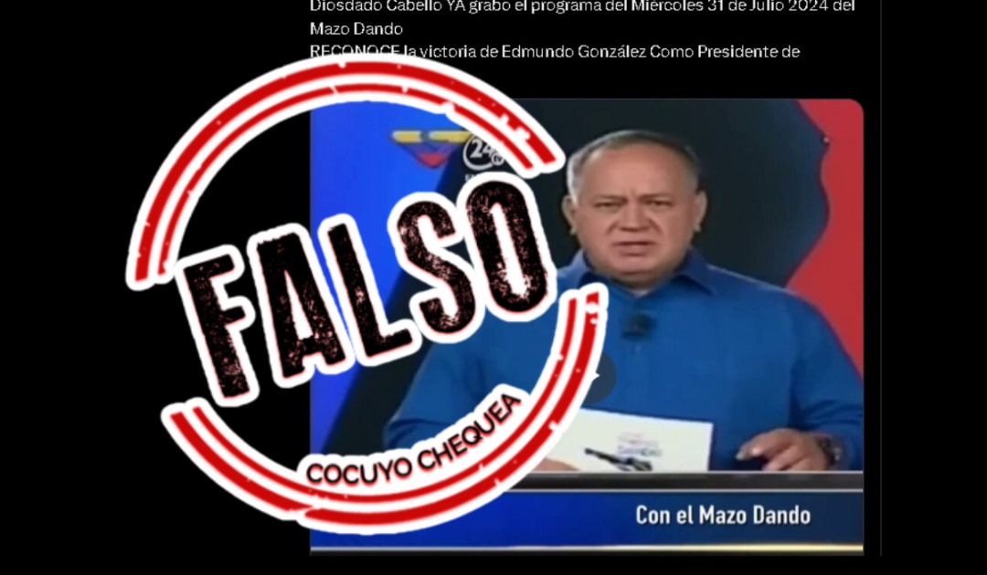 Diosdado falso video triunfo Edmundo