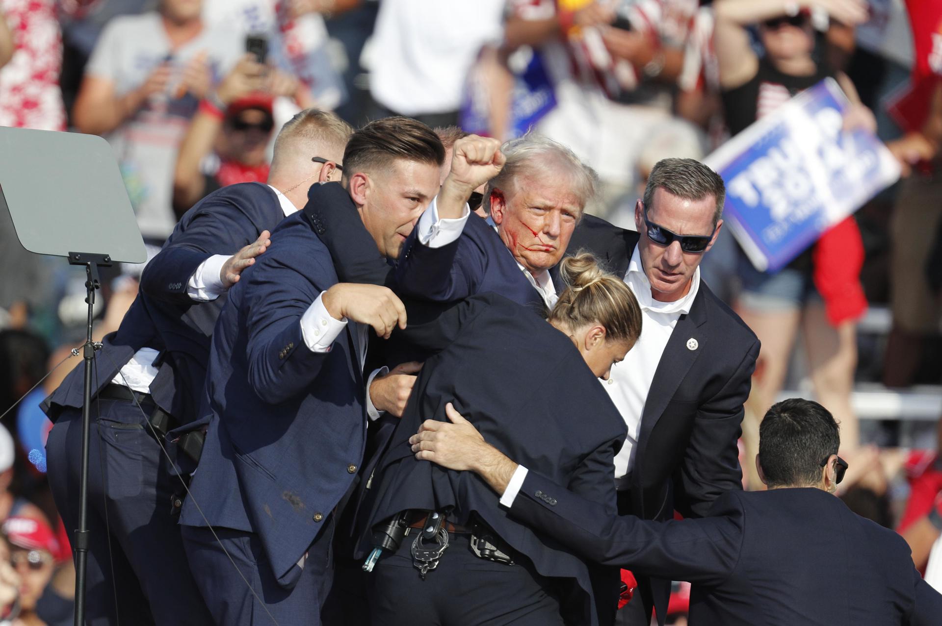 Donald Trump disparo