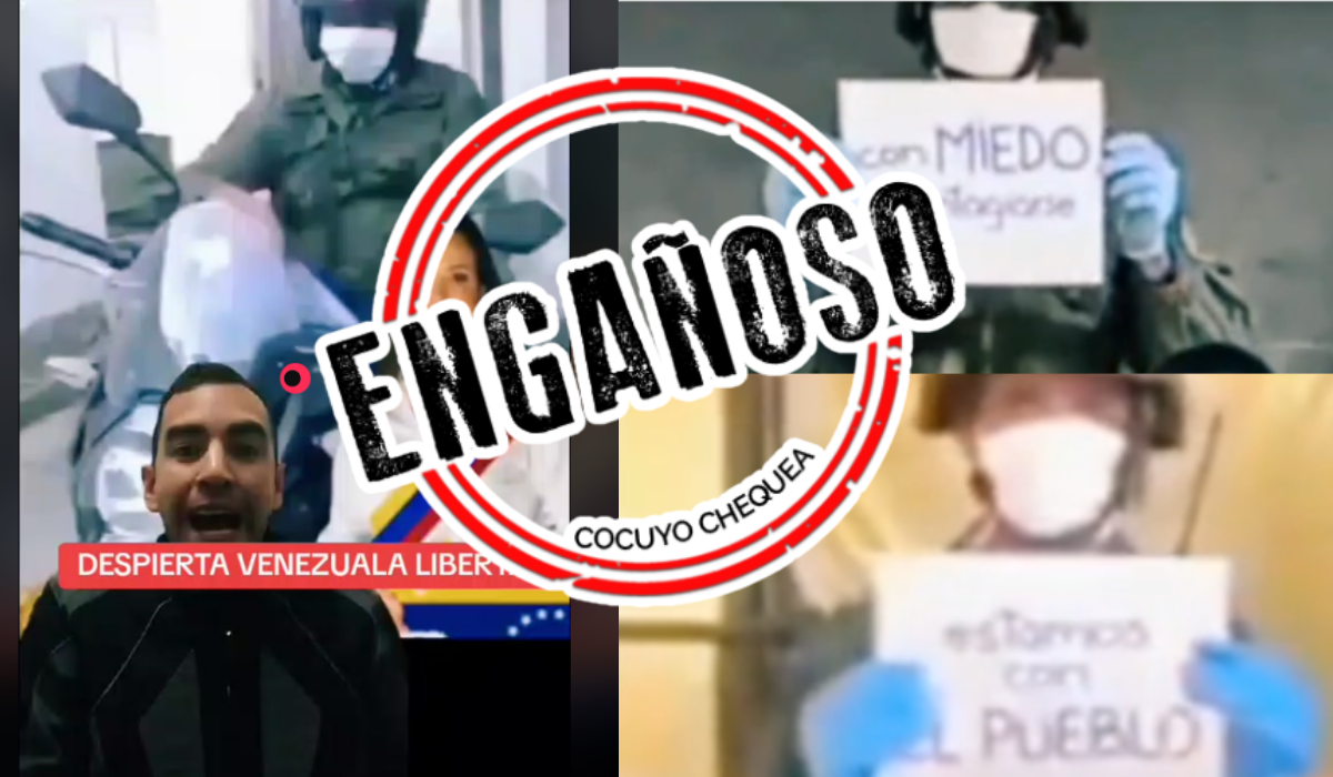 En el video original la Fanb realizaba una campaña contra el Covid-19