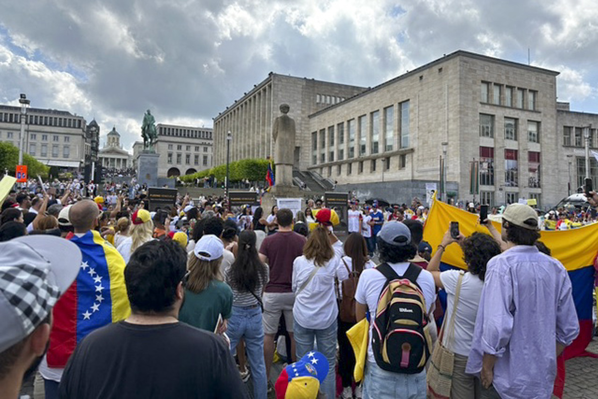 Manifestación venezolanos Bruselas 3