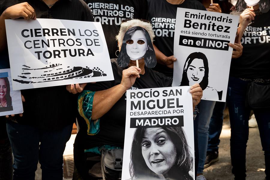 Rocío San Miguel está en una celda con vigilancia permanente las 24 horas