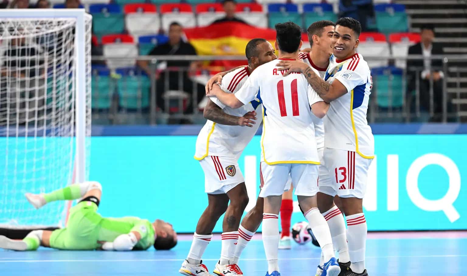 Venezuela derrota a España y clasifica a los cuartos de Mundial de Futsal