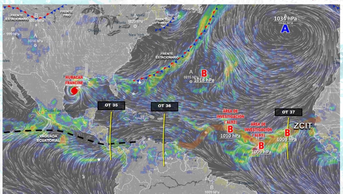 Inameh estima lluvias en Venezuela este 11 de septiembre