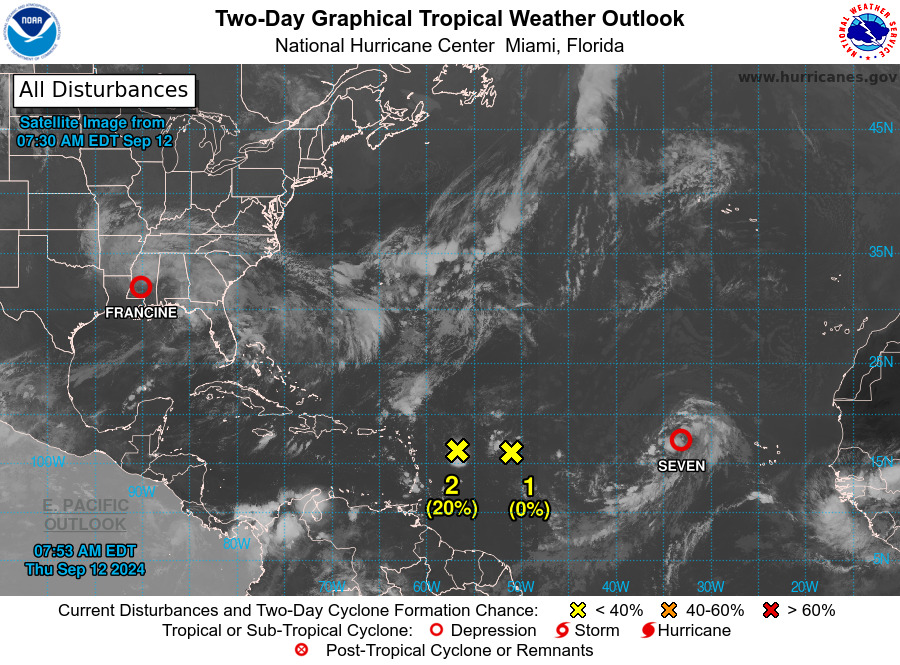 Venezuela tendrá lluvias con onda tropical 36 que sigue en el país