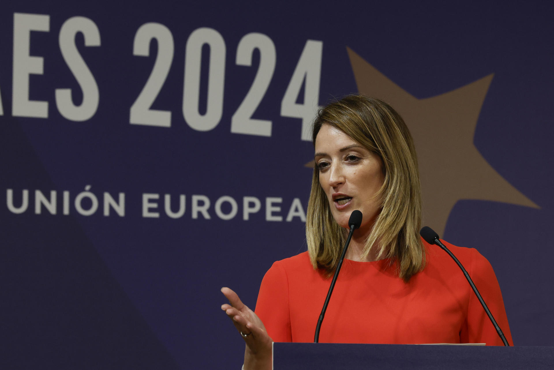 Metsola tras hablar con Edmundo González pide a Europa "hacer más" por Venezuela