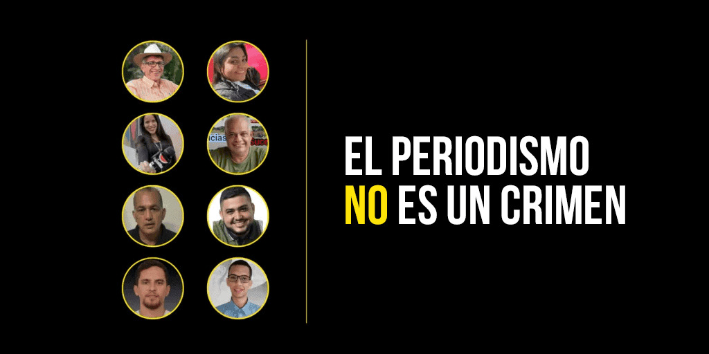 Organizaciones alertan sobre detención de 8 trabajadores de la prensa en Venezuela por informar