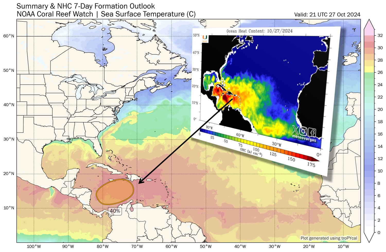 Onda tropical 48 incrementará lluvias en Venezuela este 28 de octubre