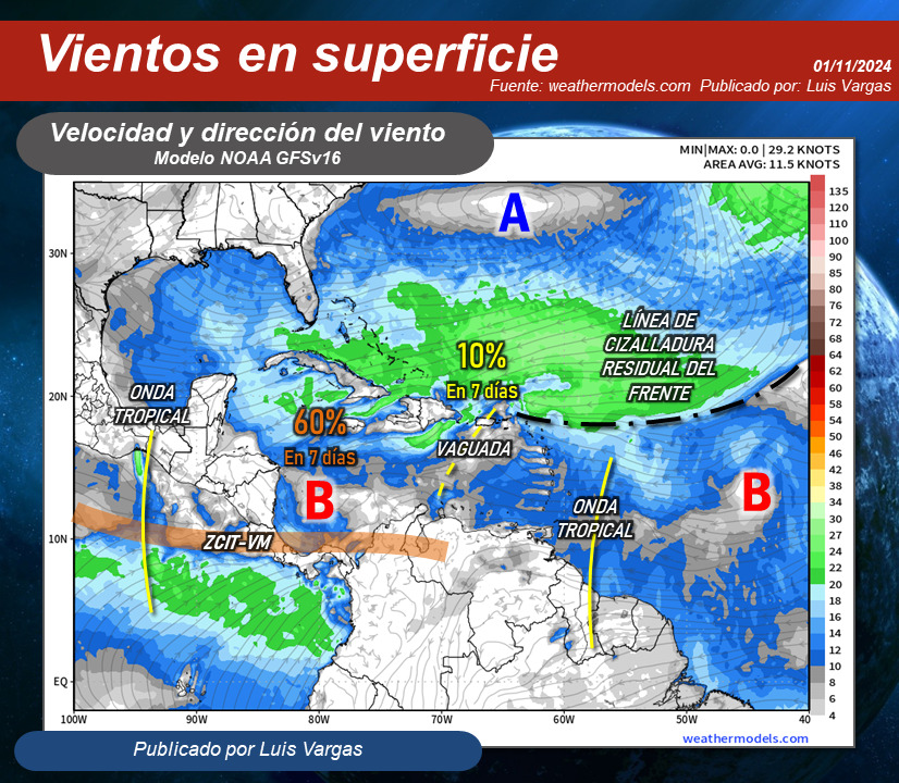 Noviembre comienza con lluvias en gran parte de Venezuela