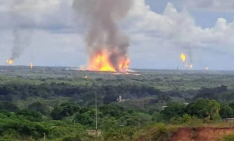 Pdvsa paraliza operaciones en planta de Monagas tras explosión de ducto