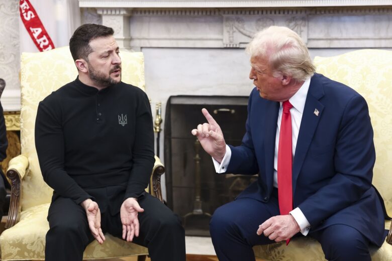El presidente de EEUU, Donald Trump, recibe en la Casa Blanca al presidente ucraniano, Volodymyr Zelensky
