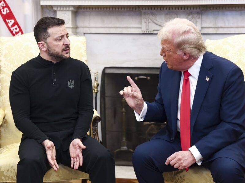 El presidente de EEUU, Donald Trump, recibe en la Casa Blanca al presidente ucraniano, Volodymyr Zelensky