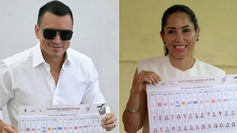 Daniel Noboa y Luisa González avanzan a segunda vuelta: qué diferencias hay con el balotaje por la presidencia de Ecuador que disputaron en 2023