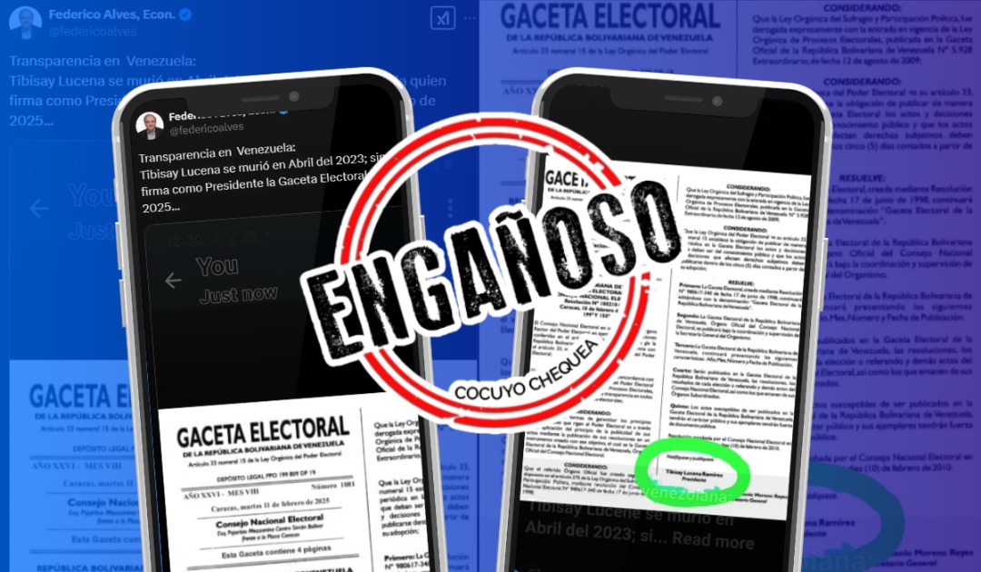 Quien compartío la desinformación había publicado contenido engañoso anteriormente