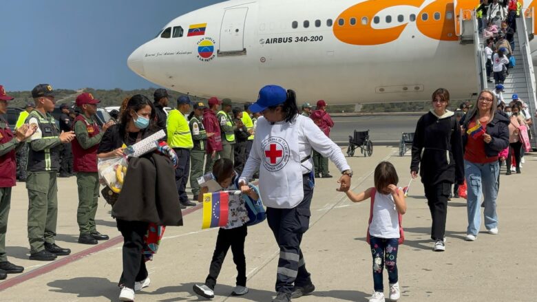 Cruz Roja Venezolana niños migrantes