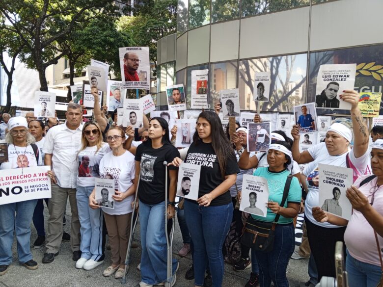 Recordaron que hay presos políticos que no han sido visitados por familiares