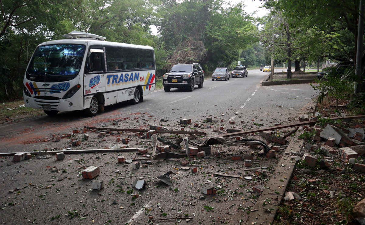 Ataque con explosivos deja cinco heridos y destruye peaje en frontera colombo-venezolana