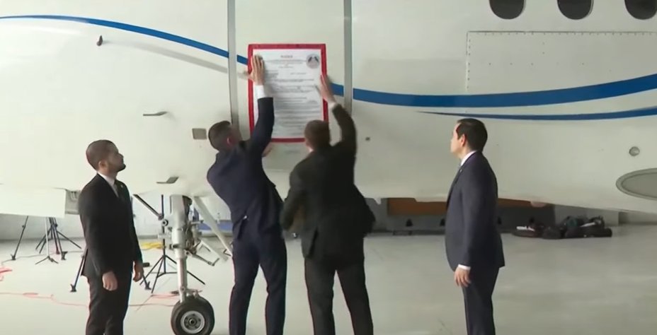 Avión venezolano incautado en república dominicana