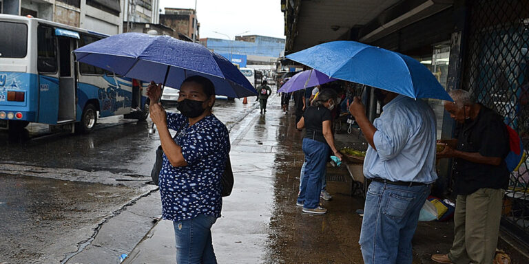 Lluvias dispersas y de intensidad variable en Venezuela este 7 de febrero
