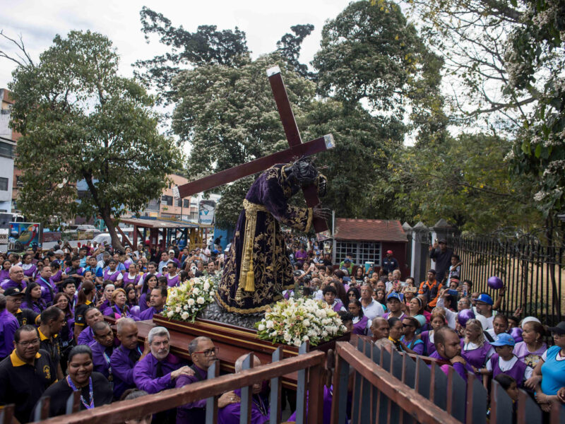 El Nazareno inicia visita por iglesias de Caracas al cumplirse 350 años de su consagración