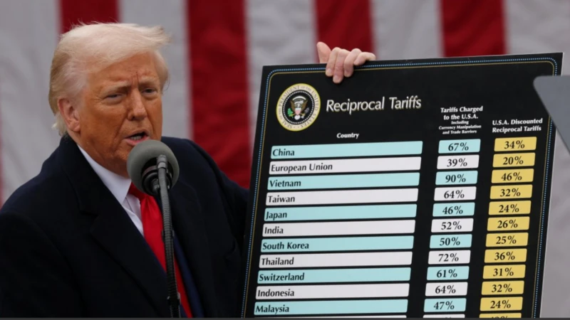 Trump impone aranceles "recíprocos" contra las principales economías del mundo y de un 25% para todos los automóviles fabricados en el extranjero