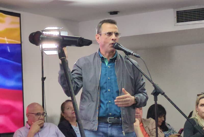 Capriles: “No sabemos si vamos a poder participar o si tenemos tarjeta pero igual voy a votar”