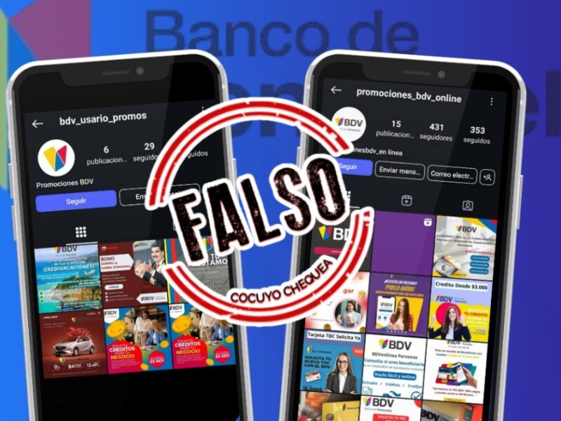 BdV estafas banco instagram
