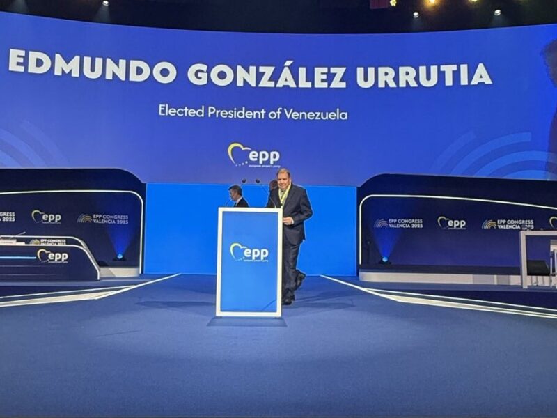 Edmundo González pide el apoyo del Partido Popular Eurpeo para que Venezuela "recupere la democracia"