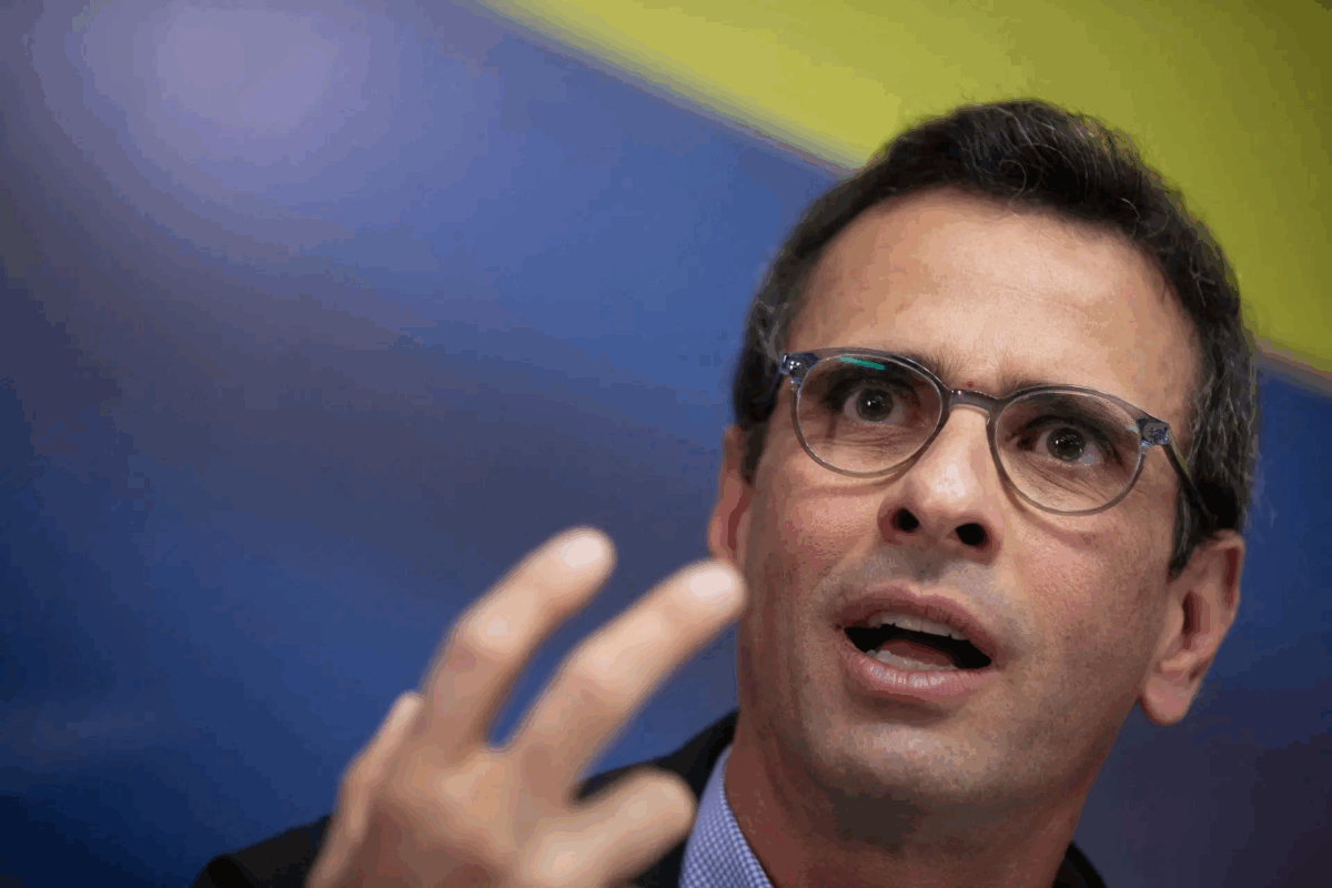 Henrique Capriles rechaza «toda acción de fuerza contra Venezuela»