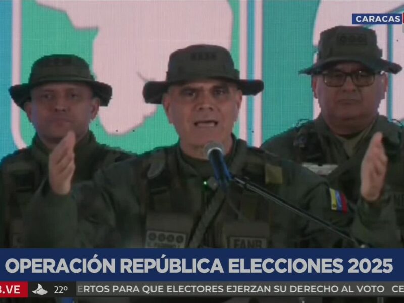 Padrino López llama a respetar resultados que emita CNE