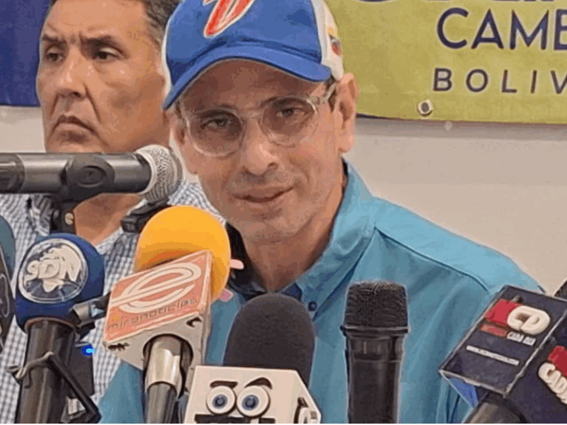 Capriles a Machado: Es un error después de todo lo que hiciste que le digas al país, recoge, no salgas, no votes