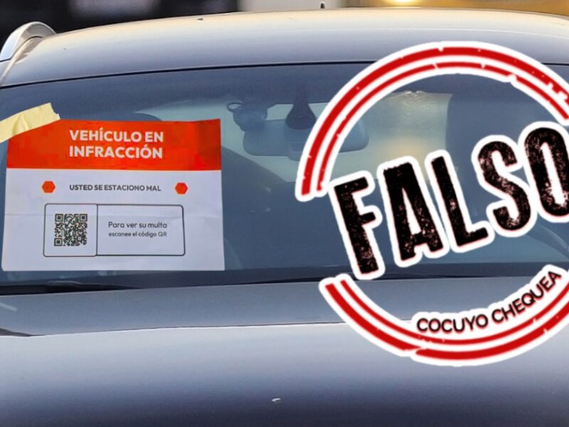 Falsa infracción QR