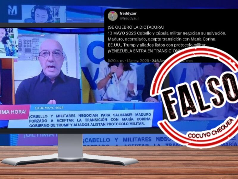 Falso noticiero transición Maduro