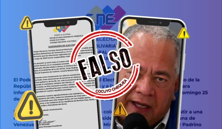 Falsa suspensión elecciones