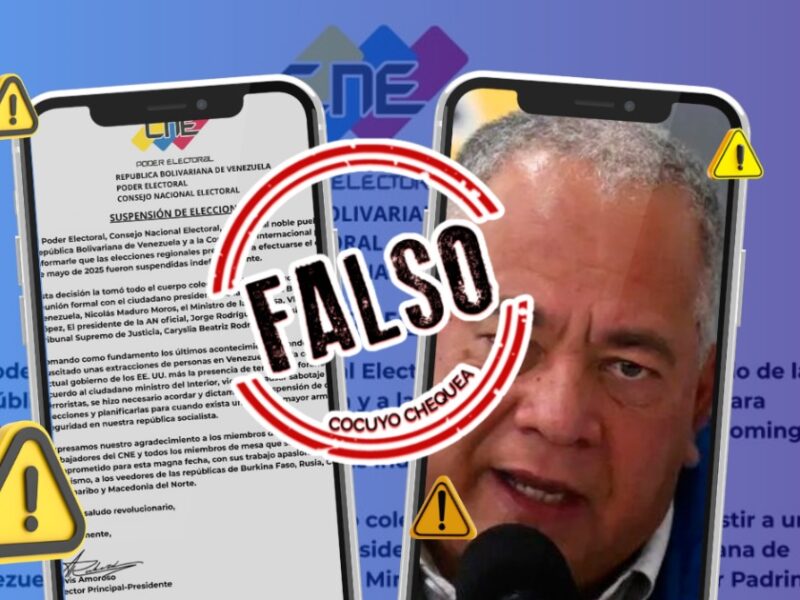 Falsa suspensión elecciones