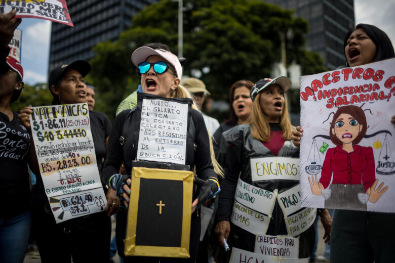 PNB impide marcha de trabajadores en Caracas
