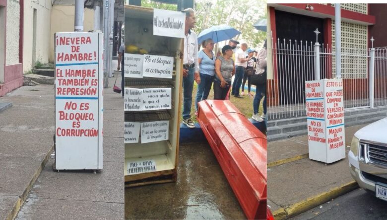 La protesta de los trabajadores en Venezuela: neveras vacías y ataúdes
