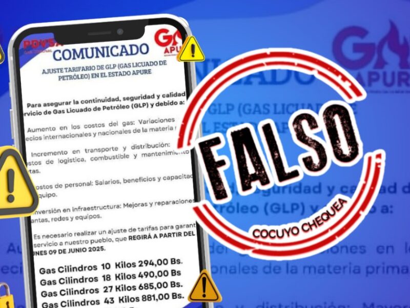 Falso aumento de gas