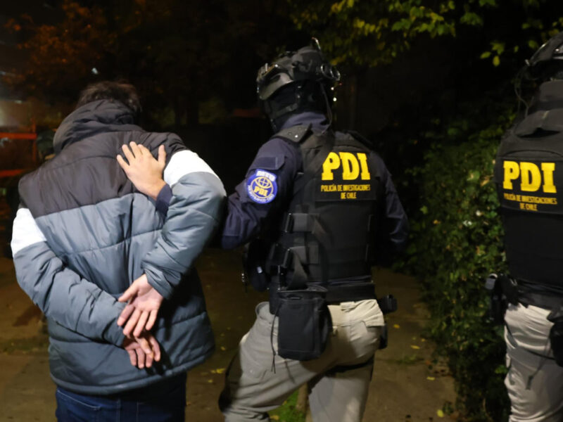 Chile desmantela red de lavado de activos del Tren de Aragua y detiene a 52 personas