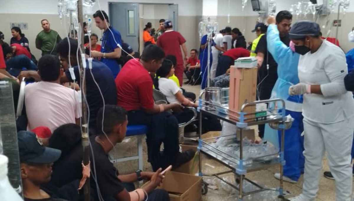 Se intoxican funcionarios de seguridad en estadio Monumental de Maturín