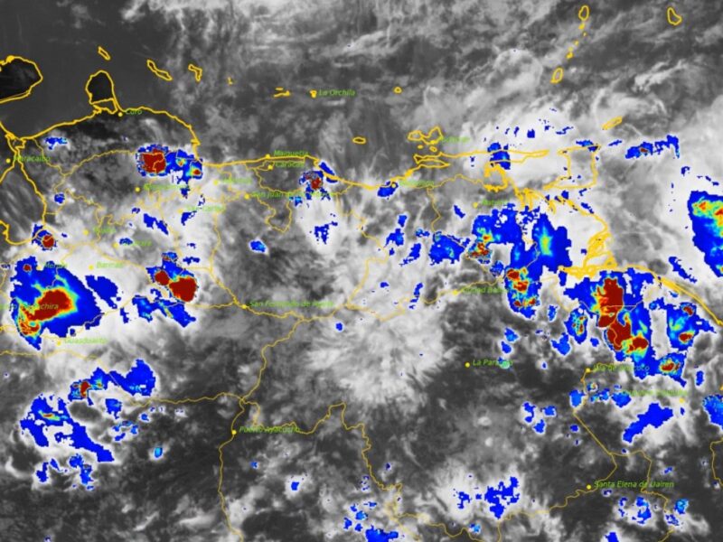 Onda tropical número 5 ya se encuentra sobre Venezuela: seguirán lluvias intensas