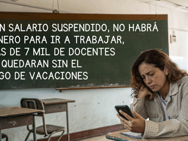 ONG denuncia suspensiones arbitrarias de salarios en sector educativo