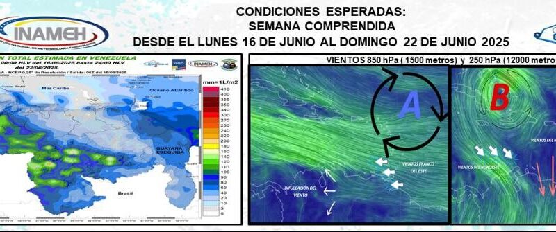 Presencia de polvo del Sahara disminuirá intensidad de las lluvias esta semana, dice Inameh