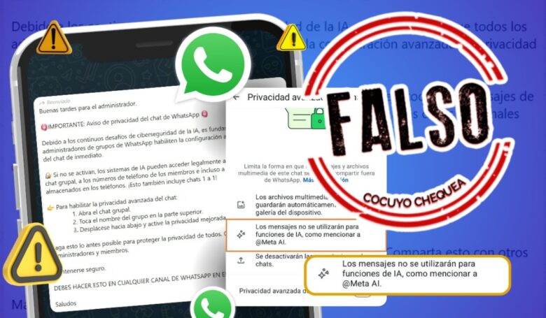 Whatsapp alerta Meta IA
