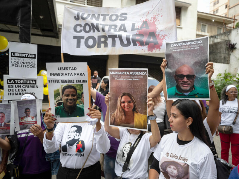 Justicia, Encuentro y Perdón denuncia "patrón sistemático de persecución política" en Venezuela