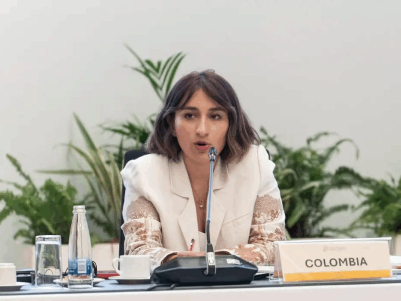 Laura Sarabia renuncia como canciller de Colombia