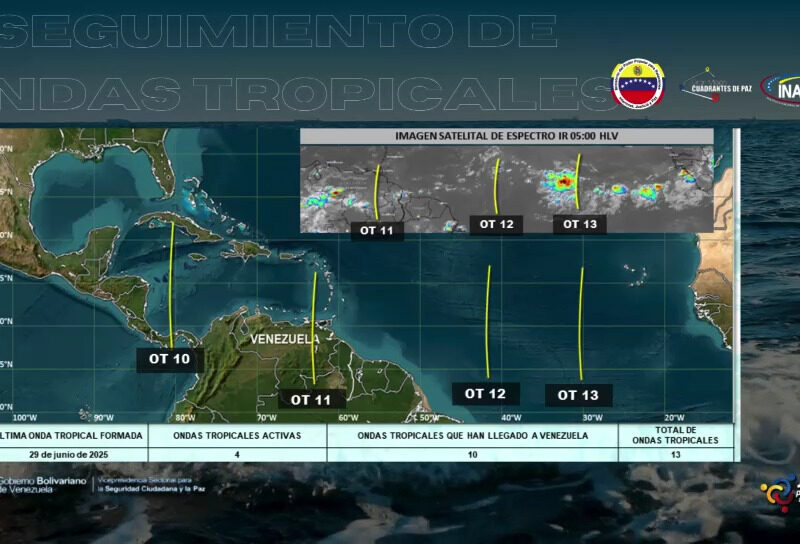 Inameh estima lluvias y tormentas aisladas este 1 de julio